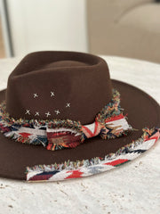 Le chapeau Tassiana marron - Gualap