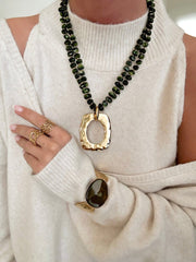 Le collier Caterina kaki - Gualap