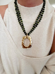 Le collier Caterina kaki - Gualap