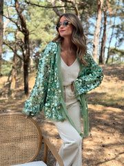Le gilet Anita vert - Gualap