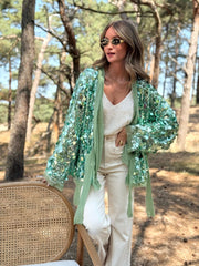 Le gilet Anita vert - Gualap