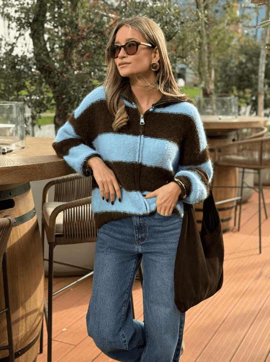 Le gilet Priya bleu - Gualap