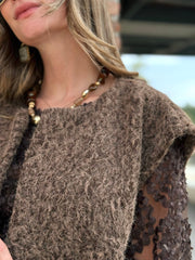 Le gilet sans manche clara marron - Gualap