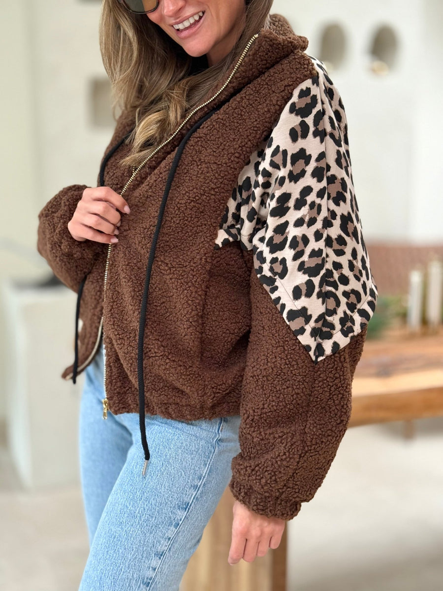 Le gilet Sefora brun - Gualap