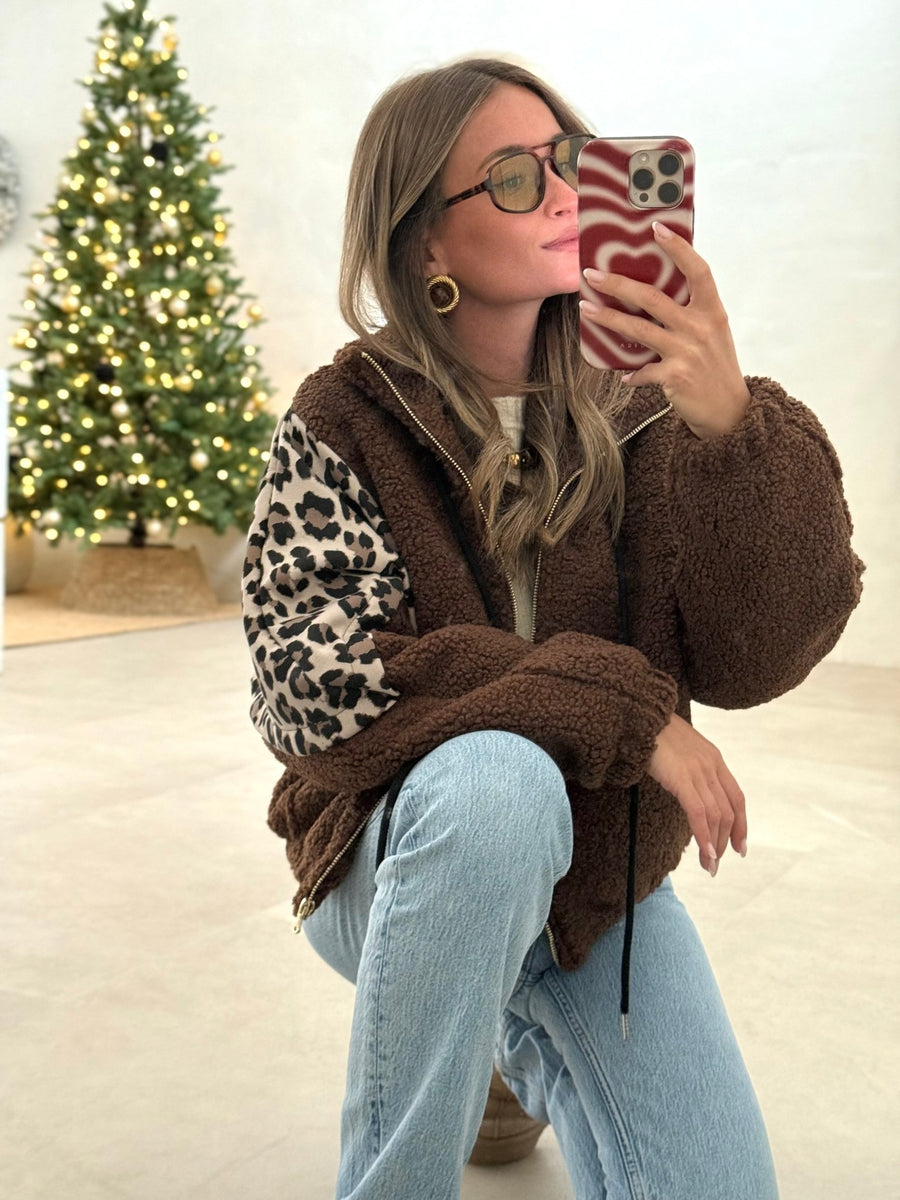 Le gilet Sefora brun - Gualap