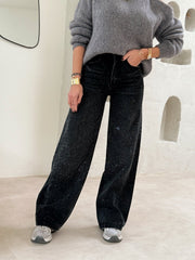 Le jeans Cilem noir - Gualap