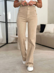 Le jeans Natanya beige-Gualap