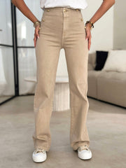 Le jeans Natanya beige - Gualap