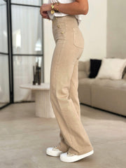 Le jeans Natanya beige - Gualap