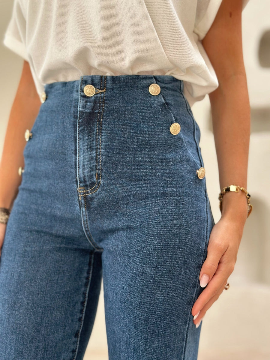 Le jeans Natanya bleu - Gualap