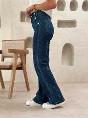 Le jeans Natanya bleu-Gualap