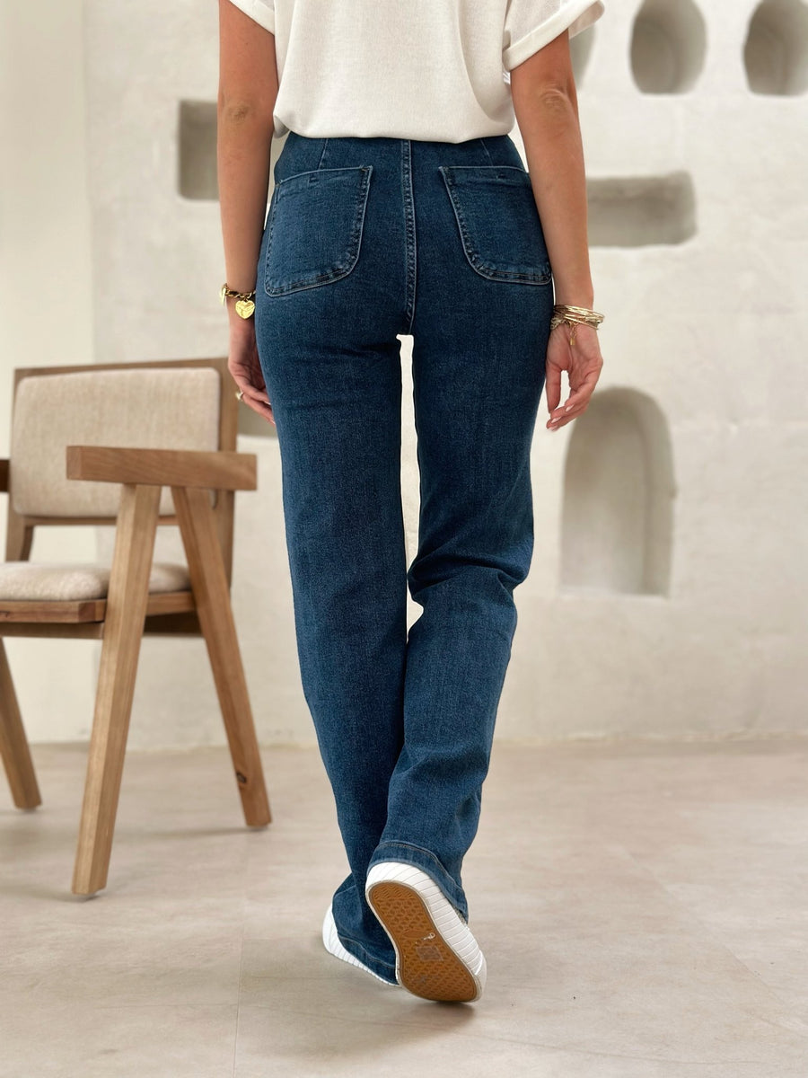 Le jeans Natanya bleu - Gualap