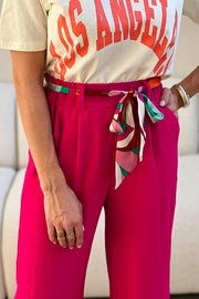 PANTALON - Le Pantalon Agnessa Fushia