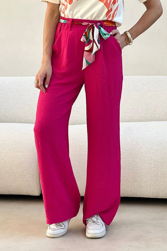 PANTALON - Le Pantalon Agnessa Fushia