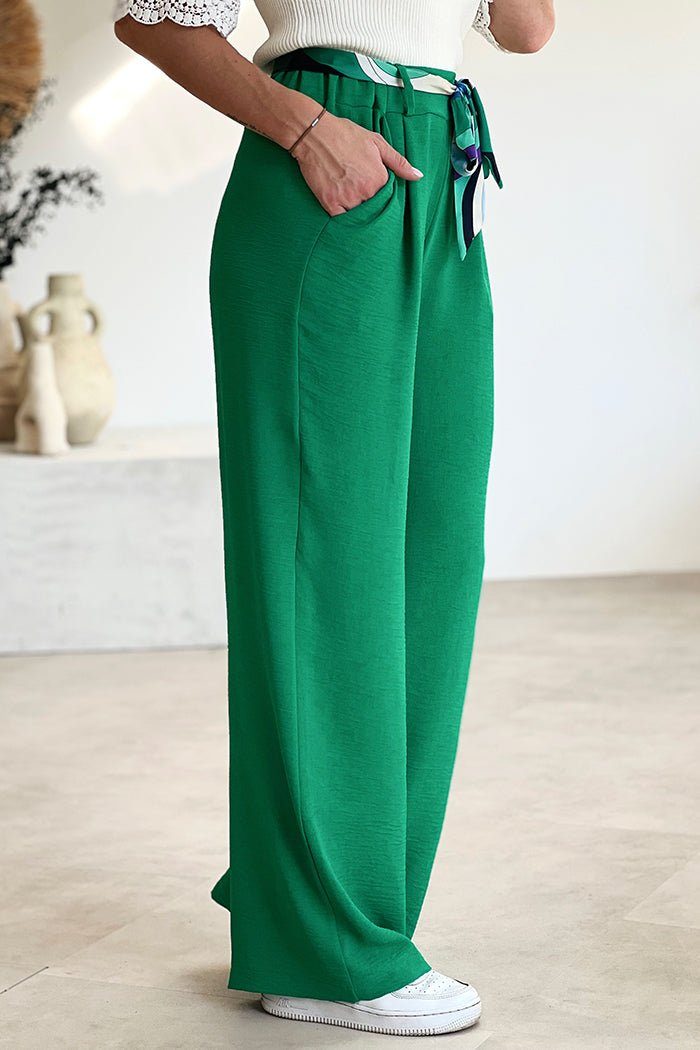 PANTALON - Le Pantalon Agnessa Vert