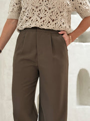 Le pantalon Bircan marron - Gualap