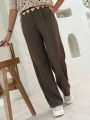 Le pantalon Bircan marron - Gualap