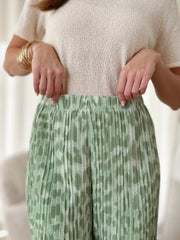 Le pantalon Cristina vert - Gualap