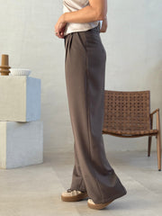 Le pantalon Mallaury marron - Gualap
