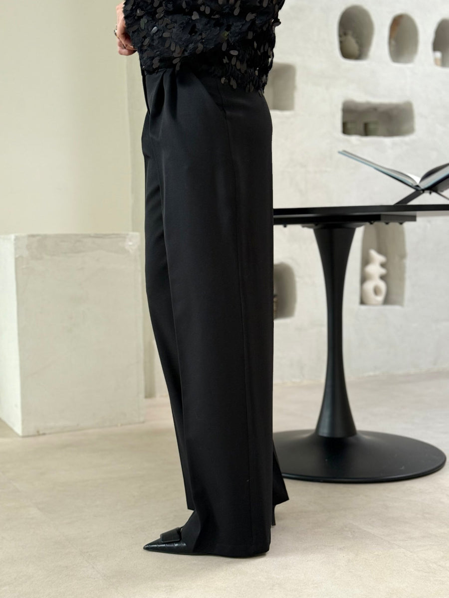Le pantalon Mallaury noir - Gualap