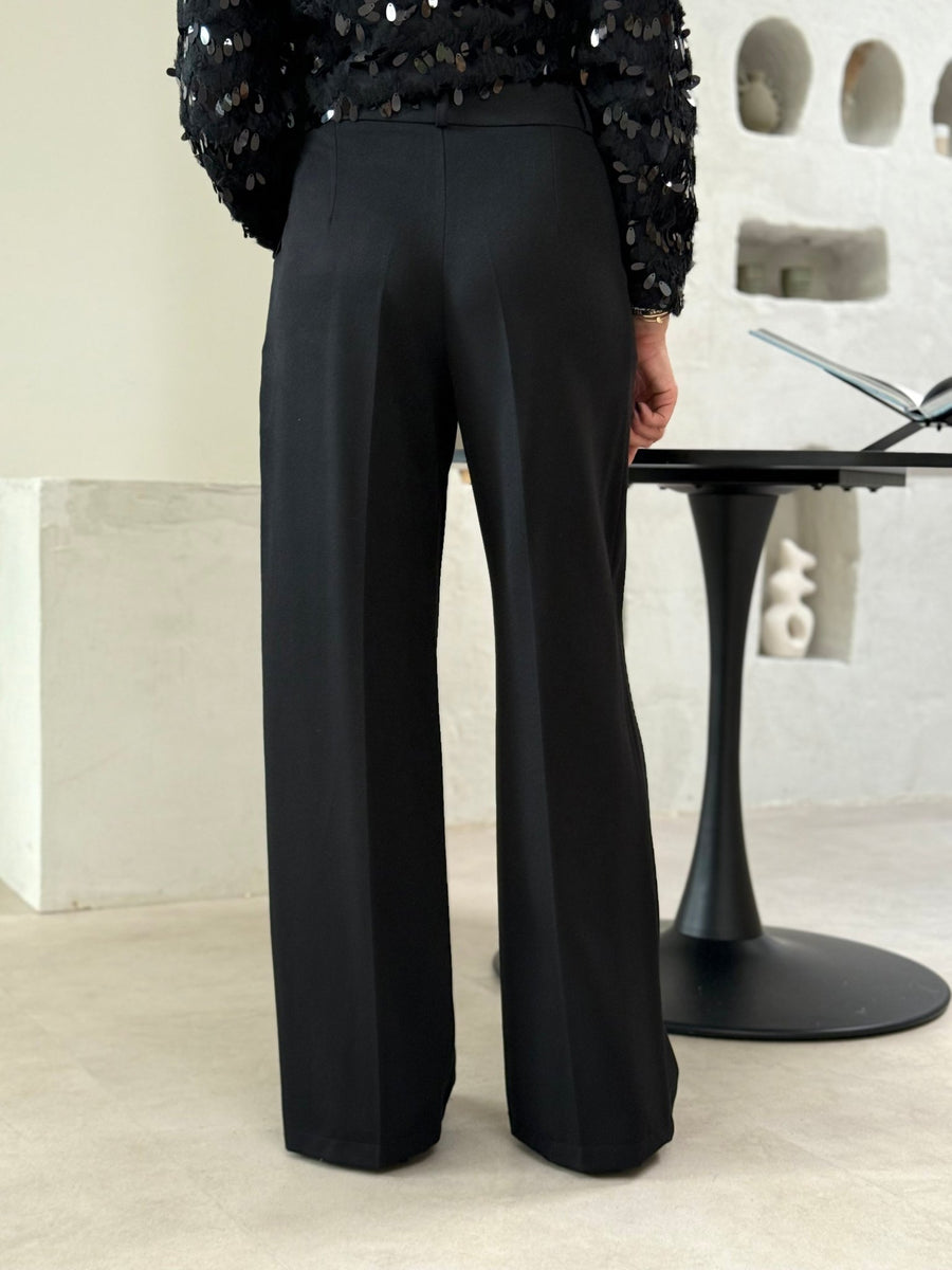 Le pantalon Mallaury noir - Gualap