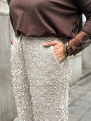 Le pantalon Ninon beige - Gualap