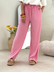Le pantalon Raffaela rose - Gualap