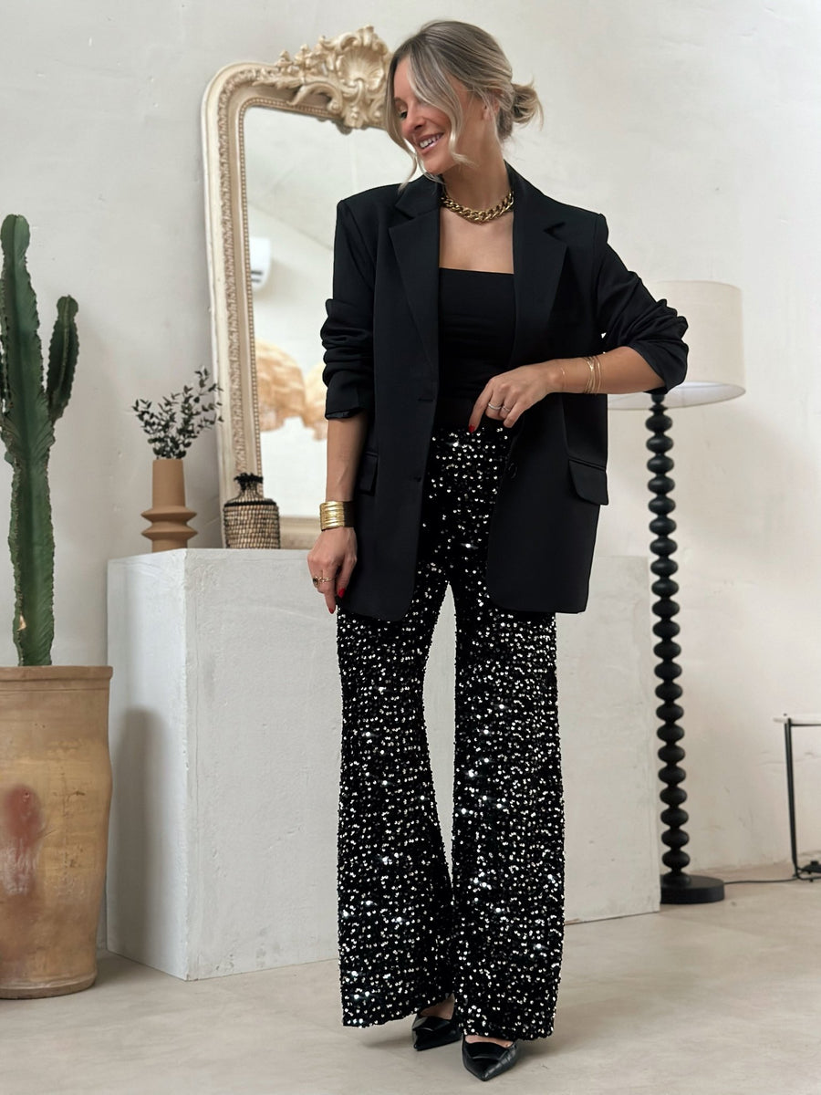 Le pantalon Yasma noir - Gualap