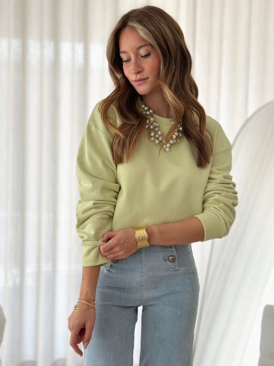Le pull Amelia vert - Gualap