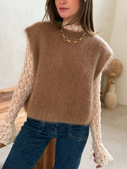 Le pull Caissy Camel - Gualap