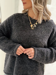 Le pull Clara gris - Gualap