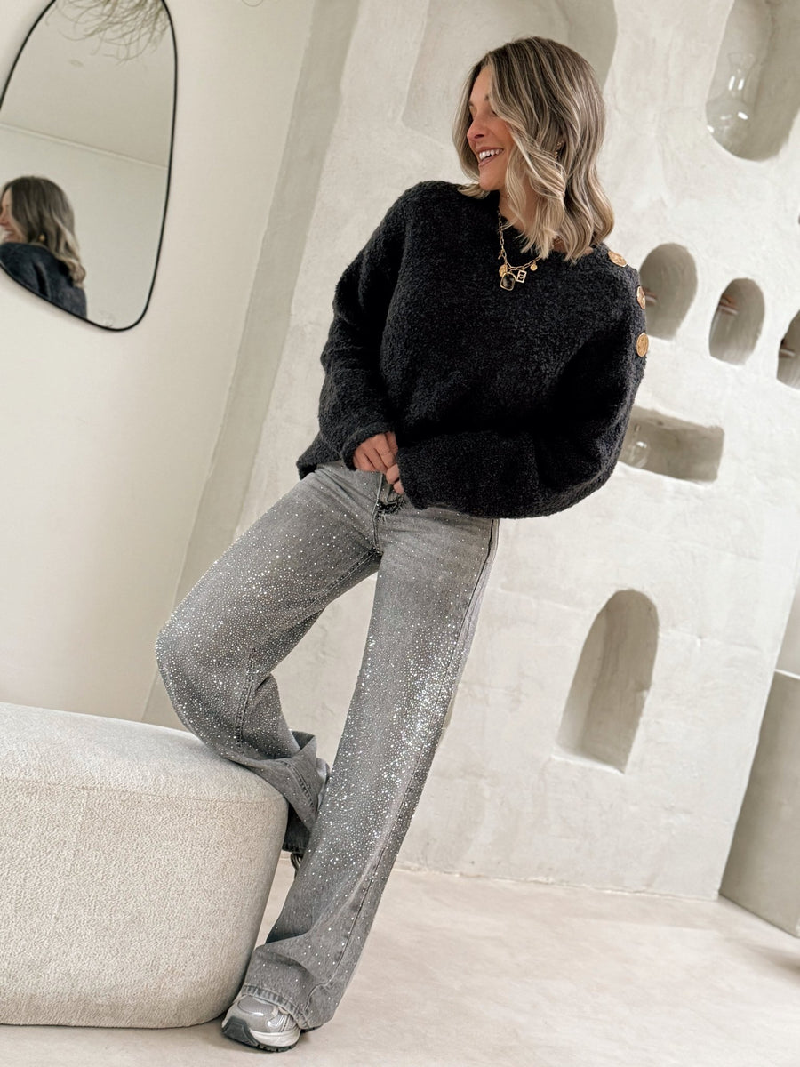 Le pull Clara gris - Gualap