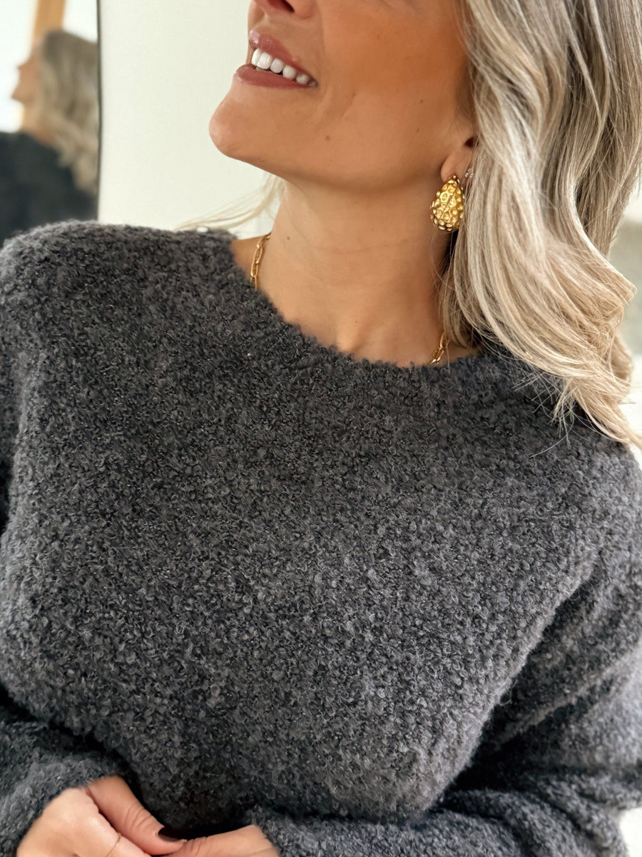 Le pull Clara gris - Gualap