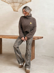 Le pull Cyrielle marron - Gualap