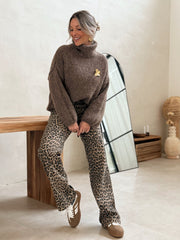 Le pull Cyrielle marron - Gualap