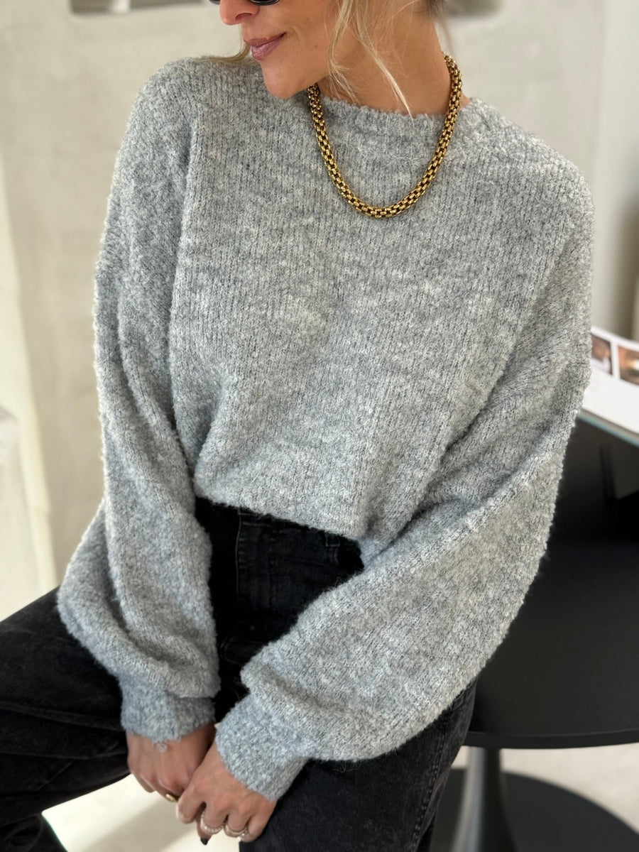 Le pull Manon gris - Gualap