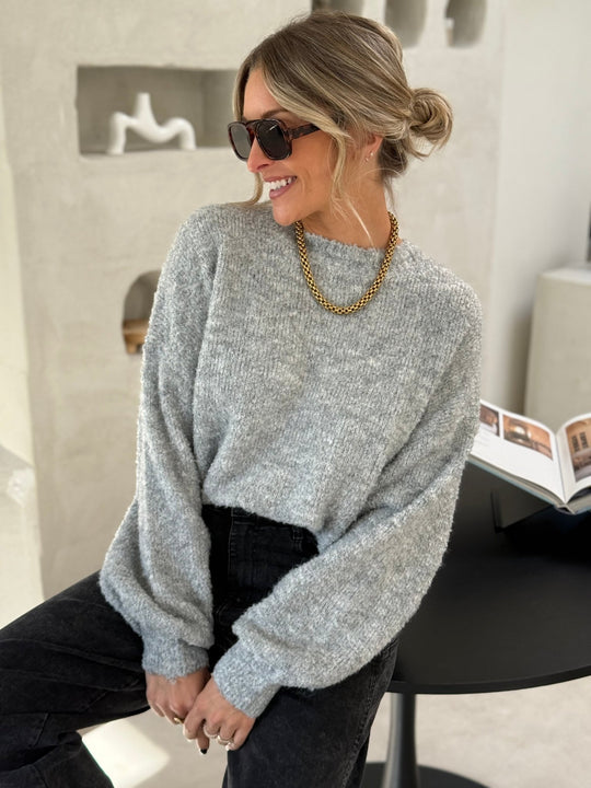 Le pull Manon gris - Gualap