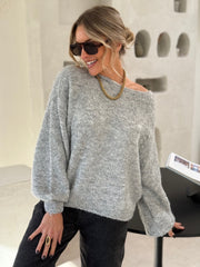 Le pull Manon gris - Gualap