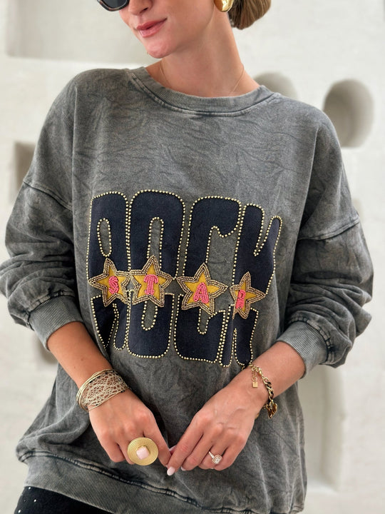 Le pull Olympe gris - Gualap