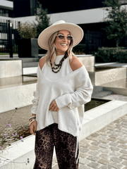 Le pull Rubie beige - Gualap