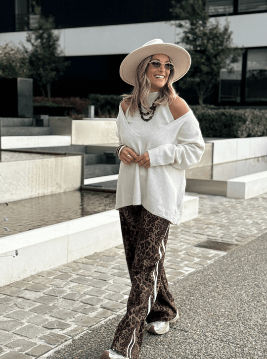 Le pull Rubie beige - Gualap