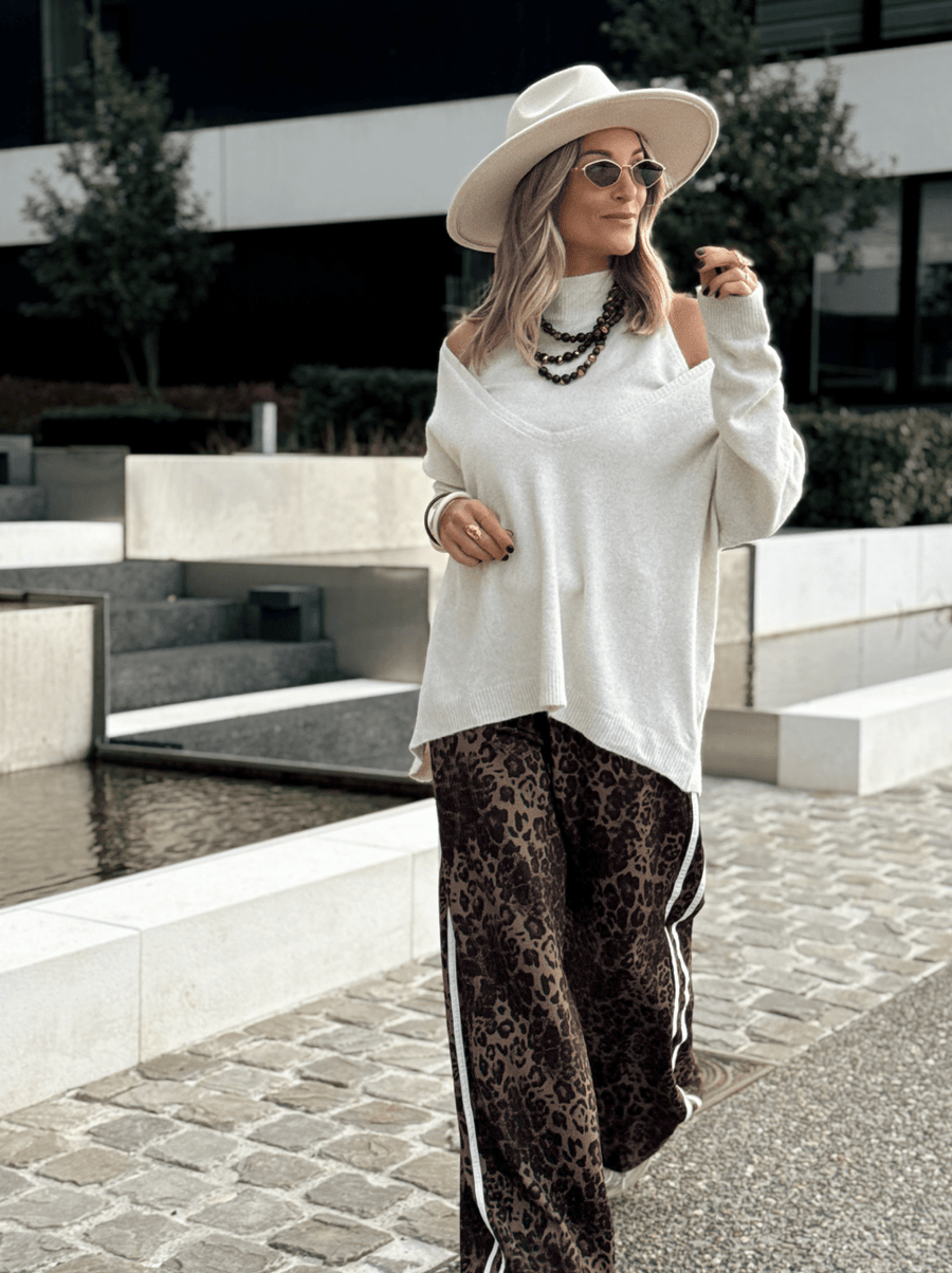 Le pull Rubie beige - Gualap