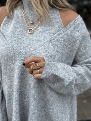 Le pull Rubie gris clair - Gualap