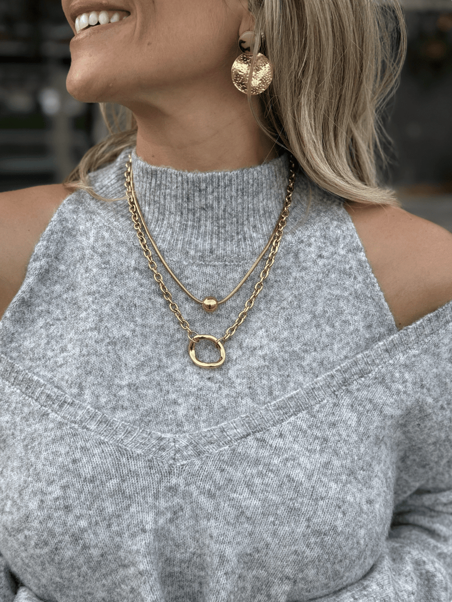 Le pull Rubie gris clair - Gualap