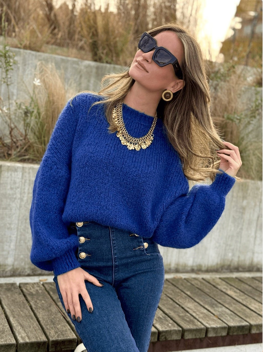Le pull Sidji bleu - Gualap