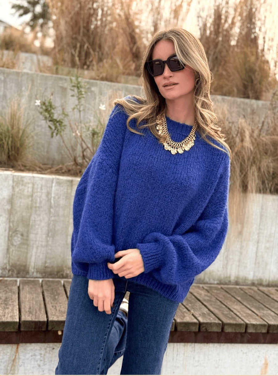 Le pull Sidji bleu - Gualap