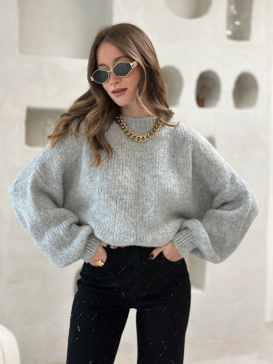 Le pull Sidji gris - Gualap