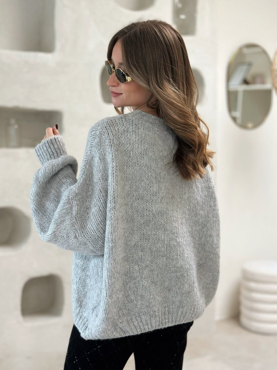 Le pull Sidji gris - Gualap