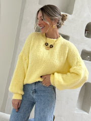 Le pull Sidji jaune - Gualap