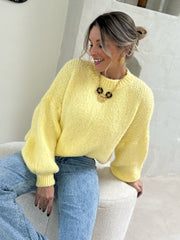 Le pull Sidji jaune - Gualap